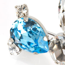 画像をギャラリービューアに読み込む, ブローチ ラインストーン ブルー クリアカラー ラビット 153017 メール便