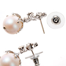 画像をギャラリービューアに読み込む, 大粒のパールが揺れる星モチーフのピアス