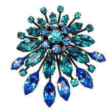 画像をギャラリービューアに読み込む, ラインストーンがきらめくビジューブローチ