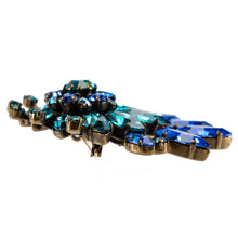 画像をギャラリービューアに読み込む, ラインストーンがきらめくビジューブローチ