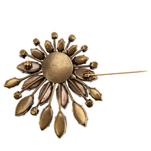 画像をギャラリービューアに読み込む, ラインストーンがきらめくビジューブローチ