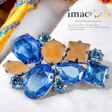 画像をギャラリービューアに読み込む, カラーハーモニーが美しいビジューブローチ