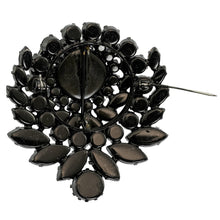 Load image into Gallery viewer, ブローチ ラインストーン ブラック br088346