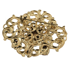 画像をギャラリービューアに読み込む, ブローチ ラインストーン ブルー ゴールド レッド グリーン br099233