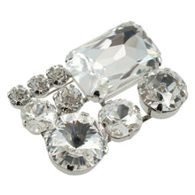 画像をギャラリービューアに読み込む, ブローチ ラインストーン クリアカラー ジオメトリック br131964