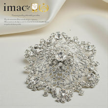 画像をギャラリービューアに読み込む, ブローチ ラインストーン クリアカラー br146163