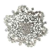 画像をギャラリービューアに読み込む, ブローチ ラインストーン クリアカラー br146163