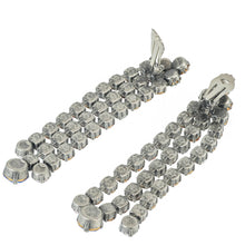 画像をギャラリービューアに読み込む, イヤリング ラインストーン レッド グリーン ブルー ブラウン ピンク ロング er123618