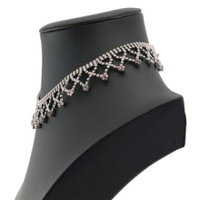 画像をギャラリービューアに読み込む, ネックレス ラインストーン ピンク レース 34cm nl133954