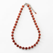 画像をギャラリービューアに読み込む, ネックレス ラインストーン オレンジ 051502