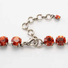 画像をギャラリービューアに読み込む, ネックレス ラインストーン オレンジ 051502