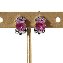 Load image into Gallery viewer, イヤリング ラインストーン フューシャピンク 070503 メール便