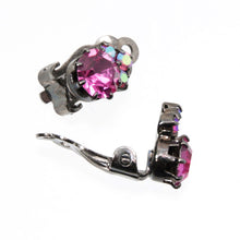 Load image into Gallery viewer, イヤリング ラインストーン フューシャピンク 070503 メール便