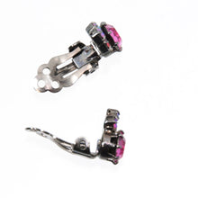 Load image into Gallery viewer, イヤリング ラインストーン フューシャピンク 070503 メール便