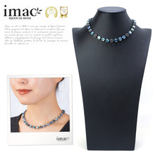 画像をギャラリービューアに読み込む, 大粒のラインストーンと薔薇モチーフをあしらったネックレス