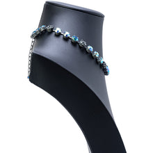 画像をギャラリービューアに読み込む, 大粒のラインストーンと薔薇モチーフをあしらったネックレス