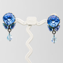 画像をギャラリービューアに読み込む, イヤリング ラインストーン サファイア ブルー 087913