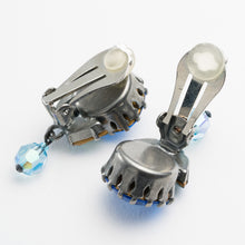 画像をギャラリービューアに読み込む, イヤリング ラインストーン サファイア ブルー 087913