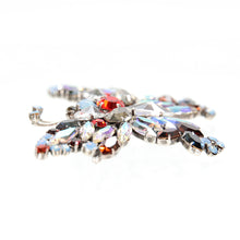 画像をギャラリービューアに読み込む, ブローチ ラインストーン マルチカラー バタフライ 092528