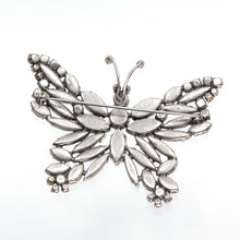 画像をギャラリービューアに読み込む, ブローチ ラインストーン マルチカラー バタフライ 092528