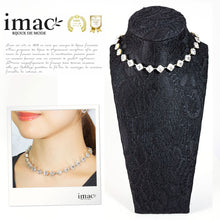 画像をギャラリービューアに読み込む, ネックレス ラインストーン クリアカラー スクエア 094586