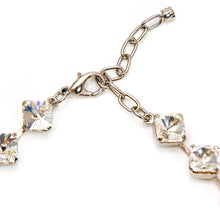 画像をギャラリービューアに読み込む, ネックレス ラインストーン クリアカラー スクエア 094586