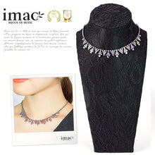 画像をギャラリービューアに読み込む, ネックレス ラインストーン レッド オーロラカラー 099145