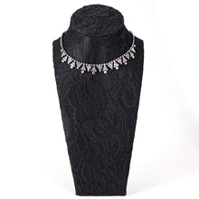 画像をギャラリービューアに読み込む, ネックレス ラインストーン レッド オーロラカラー 099145