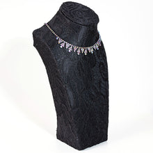 画像をギャラリービューアに読み込む, ネックレス ラインストーン レッド オーロラカラー 099145