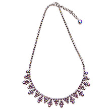 画像をギャラリービューアに読み込む, ネックレス ラインストーン レッド オーロラカラー 099145