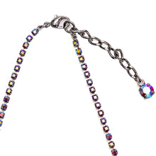 画像をギャラリービューアに読み込む, ネックレス ラインストーン レッド オーロラカラー 099145