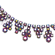 画像をギャラリービューアに読み込む, ネックレス ラインストーン レッド オーロラカラー 099145