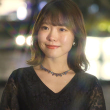 画像をギャラリービューアに読み込む, ネックレス ラインストーン レッド オーロラカラー 099145