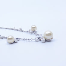 画像をギャラリービューアに読み込む, ラインストーンの煌めきが美しいネックレス