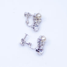 画像をギャラリービューアに読み込む, 【杉浦みずきさん着用】イヤリング ラインストーン パール クリアカラー 152001