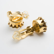 Load image into Gallery viewer, ネックレス&イヤリングセット ラインストーン クリアカラー ゴールド 147939 102782