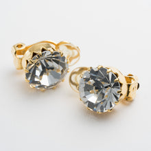 Load image into Gallery viewer, シャープなカッティングが美しいビジューイヤリング