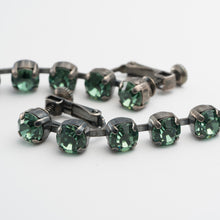 Load image into Gallery viewer, イヤリング ラインストーン グリーン ロング 103492