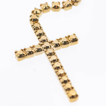 Load image into Gallery viewer, ネックレス ラインストーン ゴールド クロス 103644