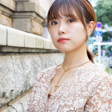 Load image into Gallery viewer, ネックレス ラインストーン ゴールド クロス 103644