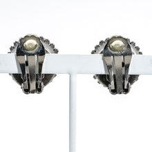 Load image into Gallery viewer, 大粒のラインストーンが美しく輝くオーロラカラーのイヤリング