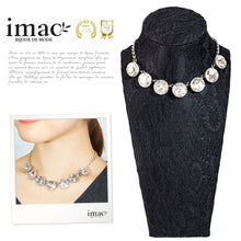 画像をギャラリービューアに読み込む, ネックレス ラインストーン クリアカラー ショート 104921