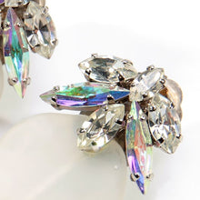 Load image into Gallery viewer, イヤリング ラインストーン ボヘミアングラス クリアカラー ホワイト 110997