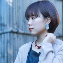 Load image into Gallery viewer, 【TV着用モデル】ネックレス ラインストーン レッド 148084