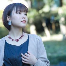 Load image into Gallery viewer, 【TV着用モデル】ネックレス ラインストーン レッド 148084