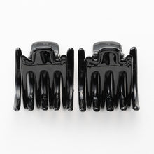 画像をギャラリービューアに読み込む, ヘアクリップ スターリリー ミニ 2個セット ラインストーン ブラック ブラウン ブルー