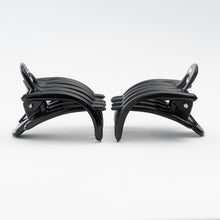 画像をギャラリービューアに読み込む, ヘアクリップ スターリリー ミニ 2個セット ラインストーン ブラック ブラウン ブルー