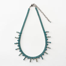 画像をギャラリービューアに読み込む, 【miletさん着用】ネックレス ラインストーン ブルー 120804