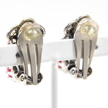 画像をギャラリービューアに読み込む, ボヘミアングラスをあしらったイヤリング