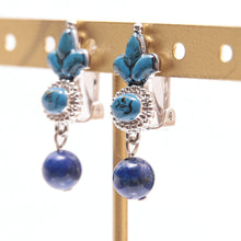 Load image into Gallery viewer, イヤリング ラピスラズリ 七宝 ブルー 142687 メール便
